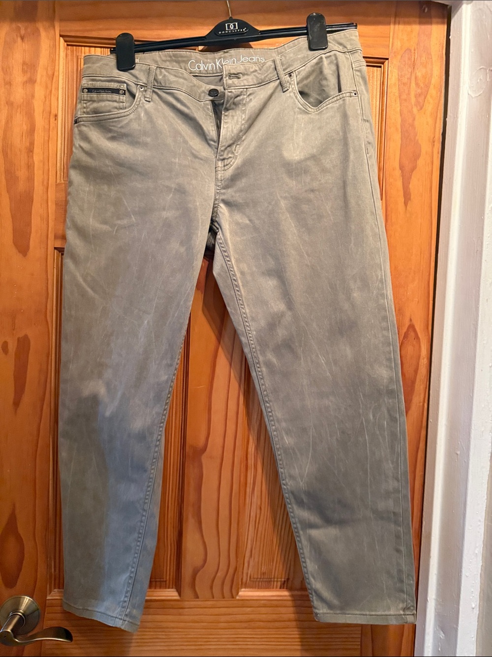 Calvin Klein Jeans Light Green Ankle Skinny Jeans